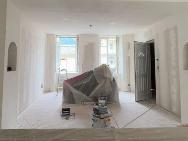 Rénovation murs après enduit
