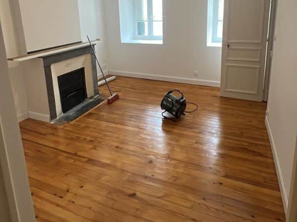 Photo réalisation d'un parquet